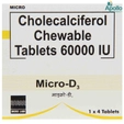 Micro-D3 Chewable Tablet 4's