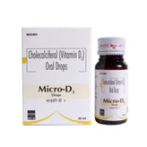 Micro D3 Drops 30 ml, Pack of 1 Oral Drops