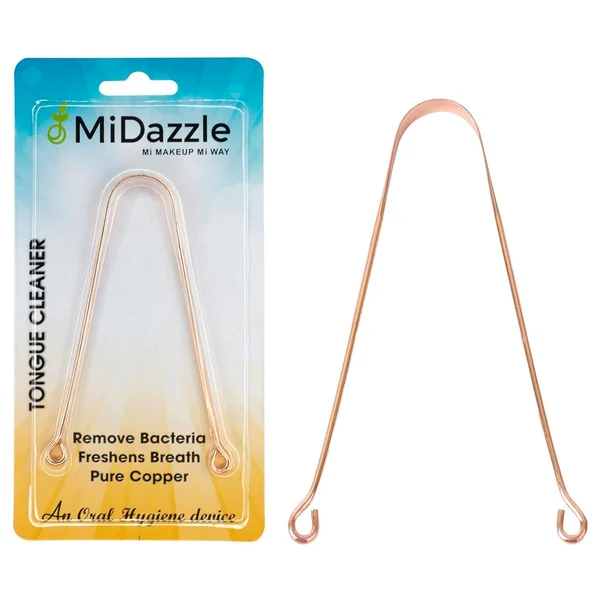 Midazzle Tongue Cleaner Copper Round (Miot7501), 1 Count, Pack of 1