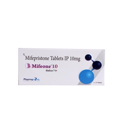 MIFEONE 10MG SOFTGEL CAPSULE 14'S, Pack of 14 TabletS