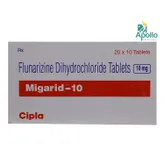 Migarid 10 Tablet 10's, Pack of 10 TABLETS