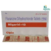 Migarid 10 Tablet 10's, Pack of 10 TABLETS