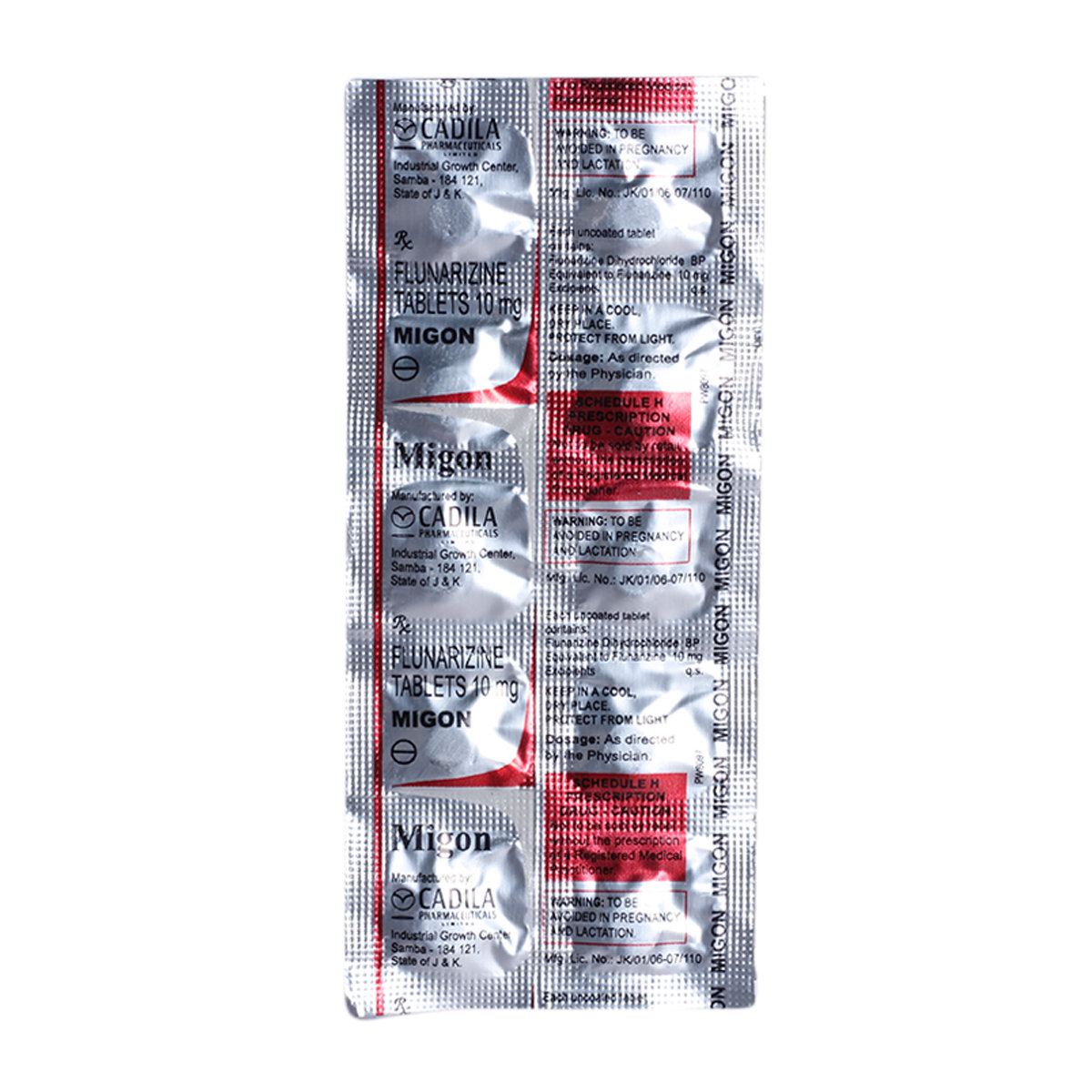 Migon Tablet 10's, Pack of 10 TABLETS Migon Tablet 10's, Pack of 10 TABLETS