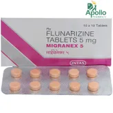 Migranex 5 Tablet 10's, Pack of 10 TABLETS