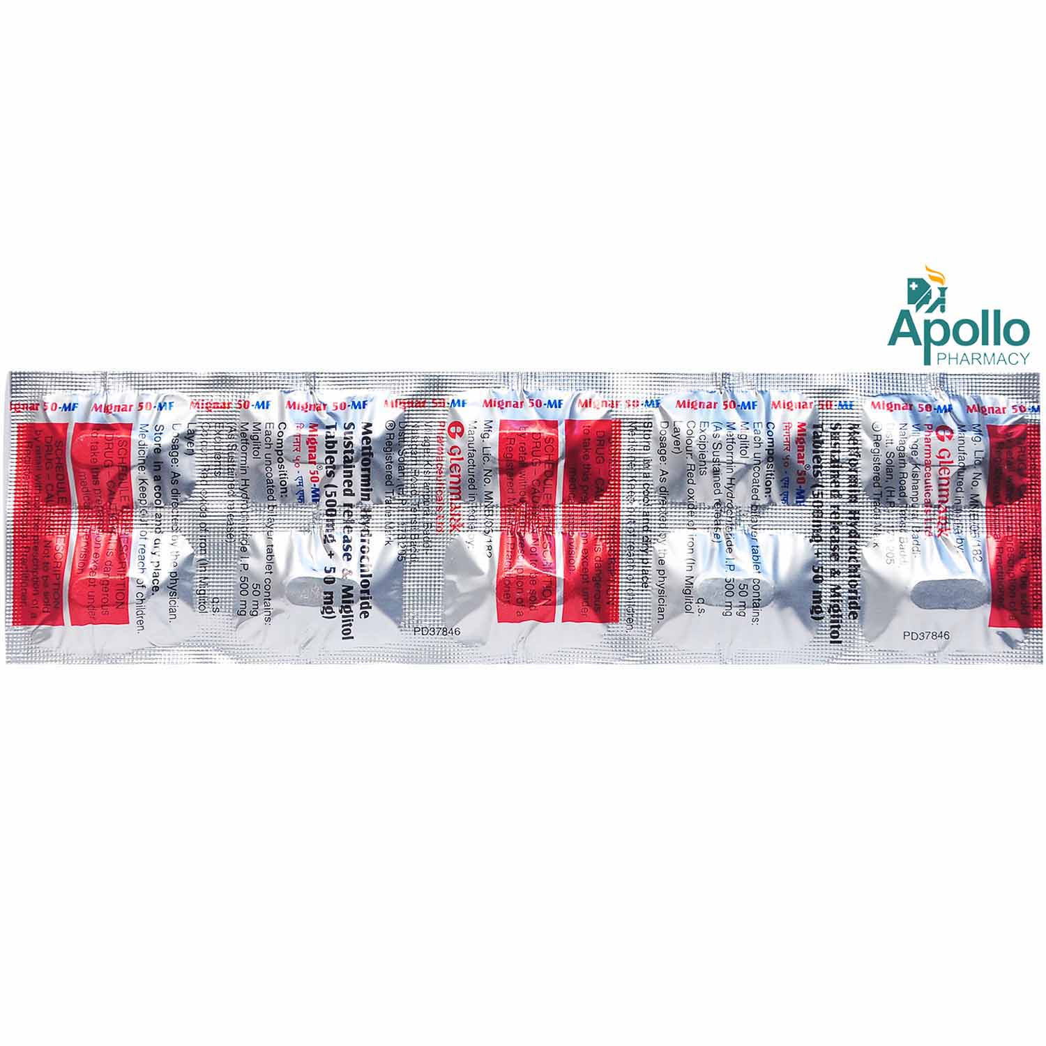 MIGNAR MF 50MG TABLET, Pack of 10 TABLETS MIGNAR MF 50MG TABLET, Pack of 10 TABLETS