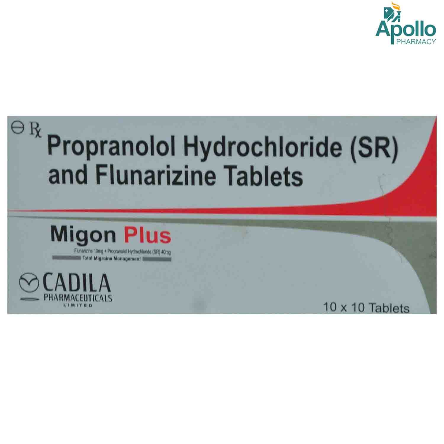 Migon Plus Tablet 10's, Pack of 10 Migon Plus Tablet 10's, Pack of 10