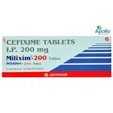 Milixim 200mg Tablet, Pack of 10 TABLETS