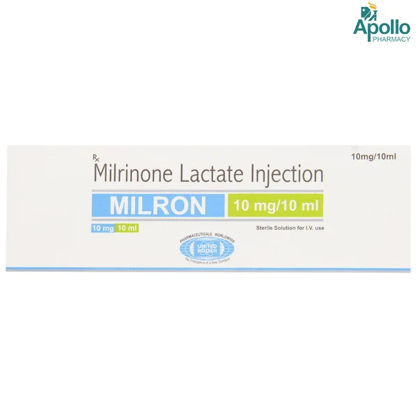 MILRON 10MG INJECTION 10ML, Pack of 1 Injection