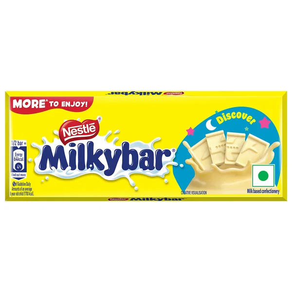 Nestle MILKYBAR Creamy White Chocolate Tablet Bar- 24.5 gm