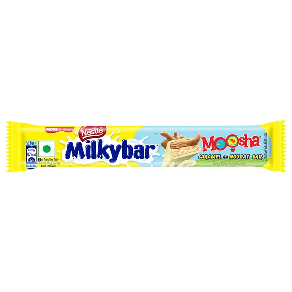 Milkybar Moosha Caramel+Nou gmat Bar, 40.5 gm, Pack of 1