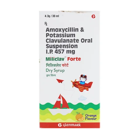 Miliclav Forte Orange Dry Syrup 30 ml