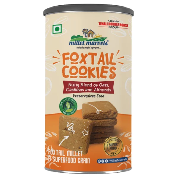 Millet Marvels Foxtail Cookies, 150 gm
