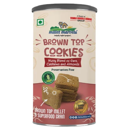 Millet Marvels Brown Top Cookies, 150 gm