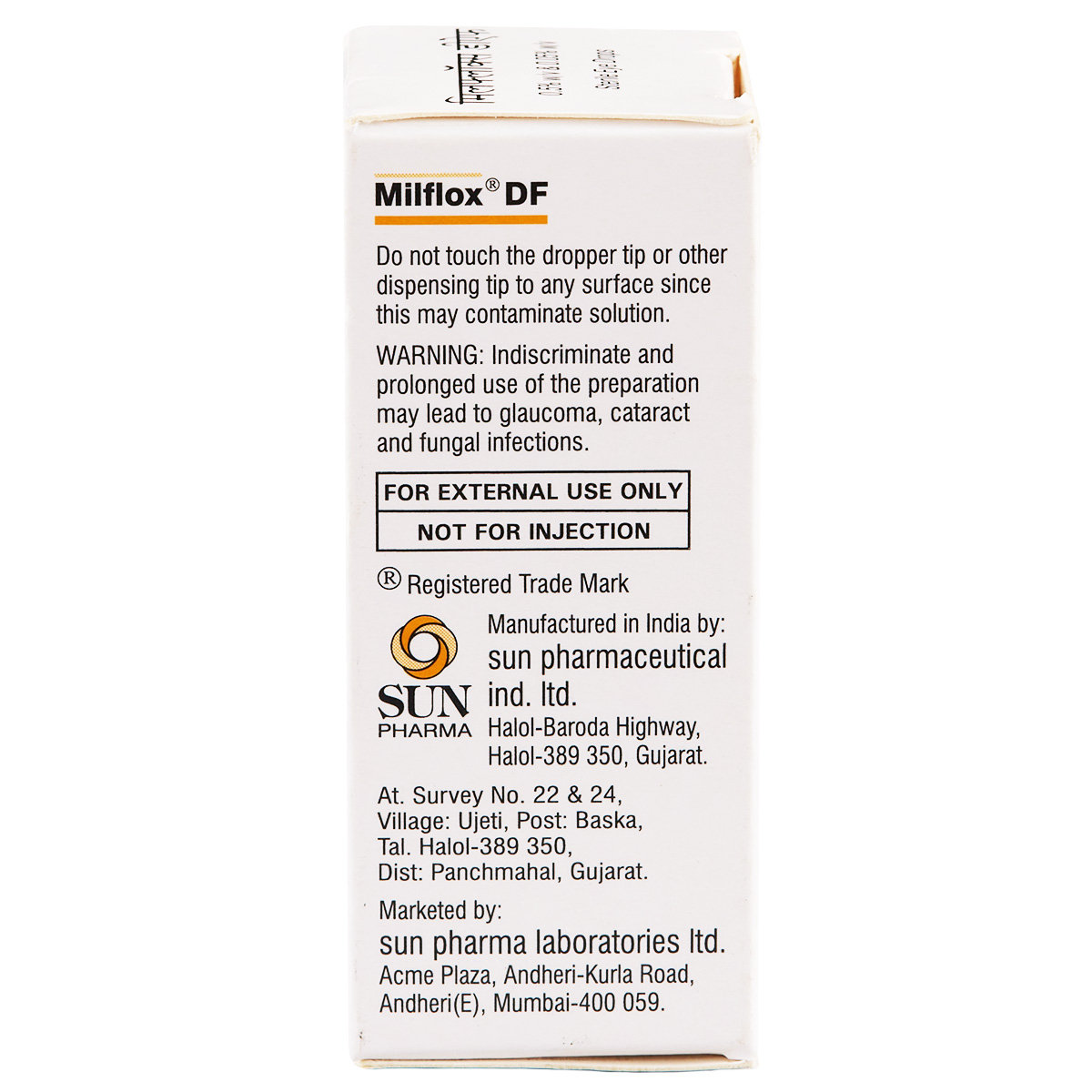 Milflox DF Eye Drops 5ml, Pack of 1 DROPS Milflox DF Eye Drops 5ml, Pack of 1 DROPS