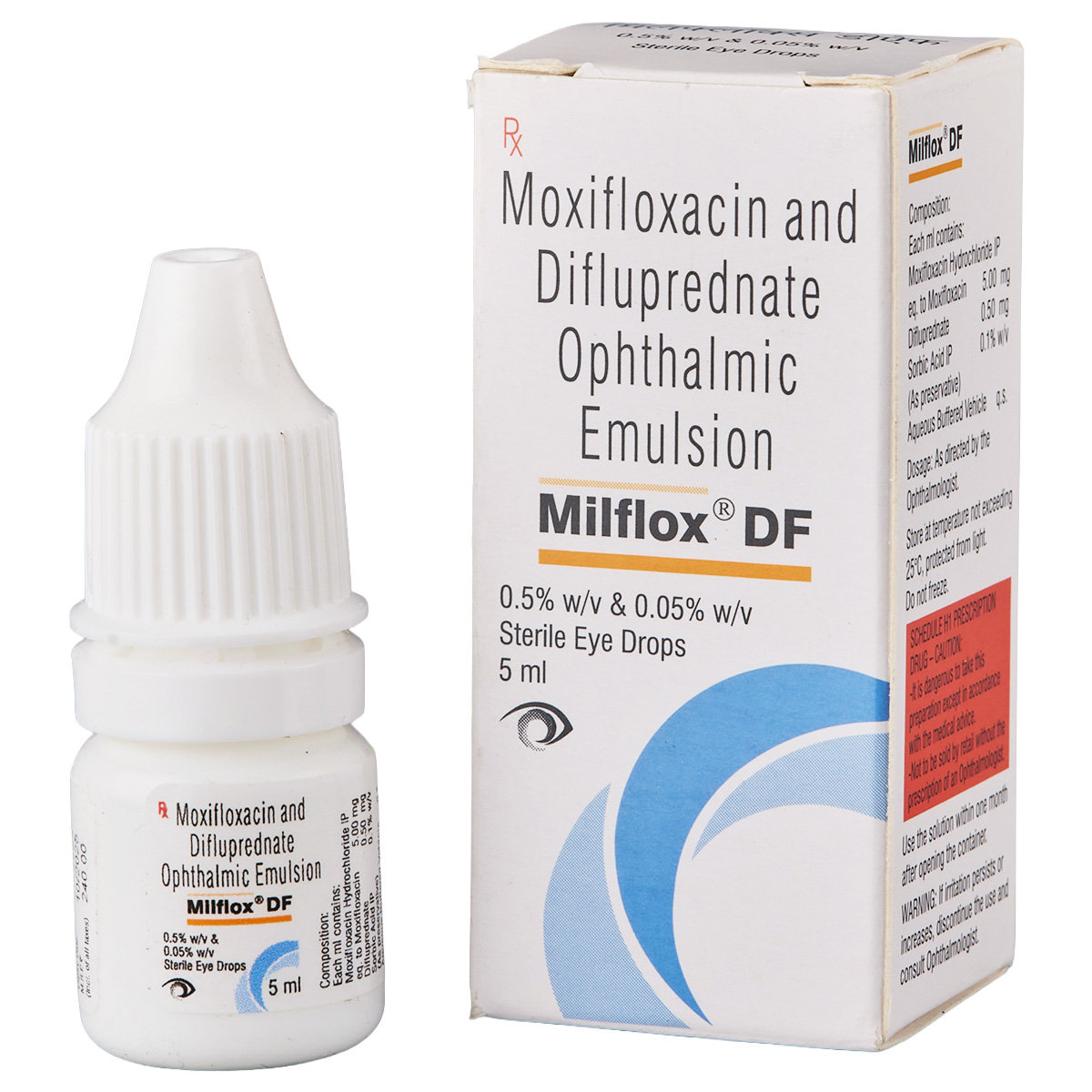 Milflox DF Eye Drops 5ml, Pack of 1 DROPS Milflox DF Eye Drops 5ml, Pack of 1 DROPS