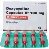 Minicycline Capsule 10's, Pack of 10 CapsuleS
