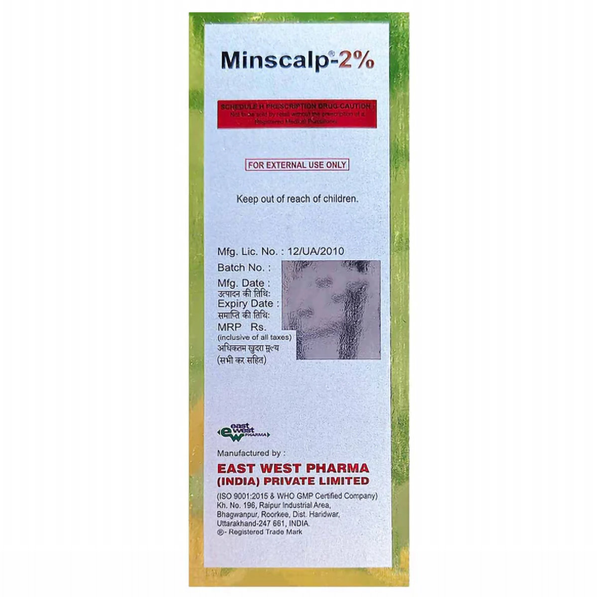 Minscalp-2% Solution 60 ml, Pack of 1 Solution Minscalp-2% Solution 60 ml, Pack of 1 Solution