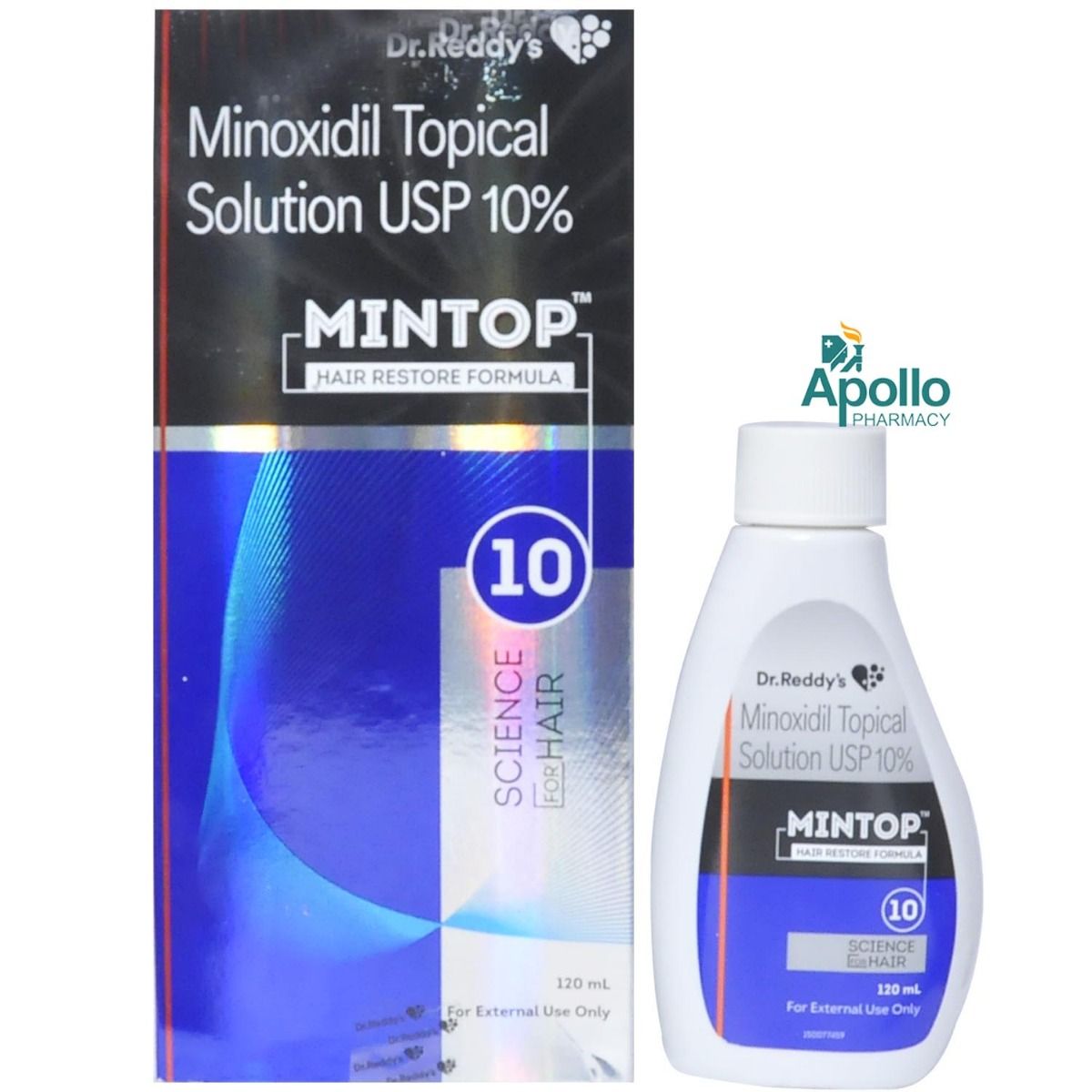 Buy Mintop Forte 5% Solution 120ml from Dr Reddy`s Lab in India