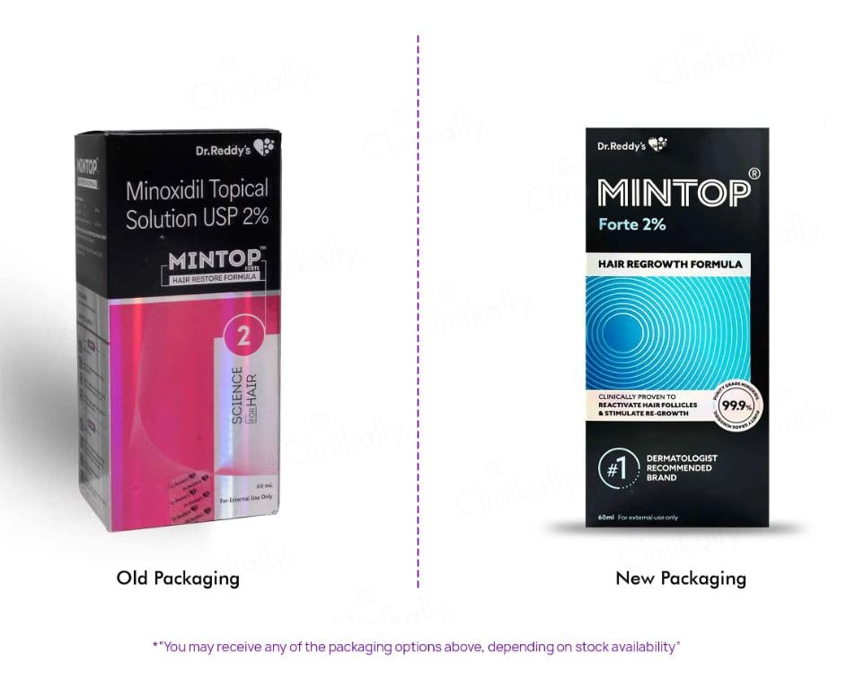 Mintop Forte 2% Topical Solution 60 ml, Pack of 1 Solution Mintop Forte 2% Topical Solution 60 ml, Pack of 1 Solution