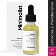 Minimalist 10% AHA BHA Face Exfoliator | Hydrates and Soothes Skin | 30 ml