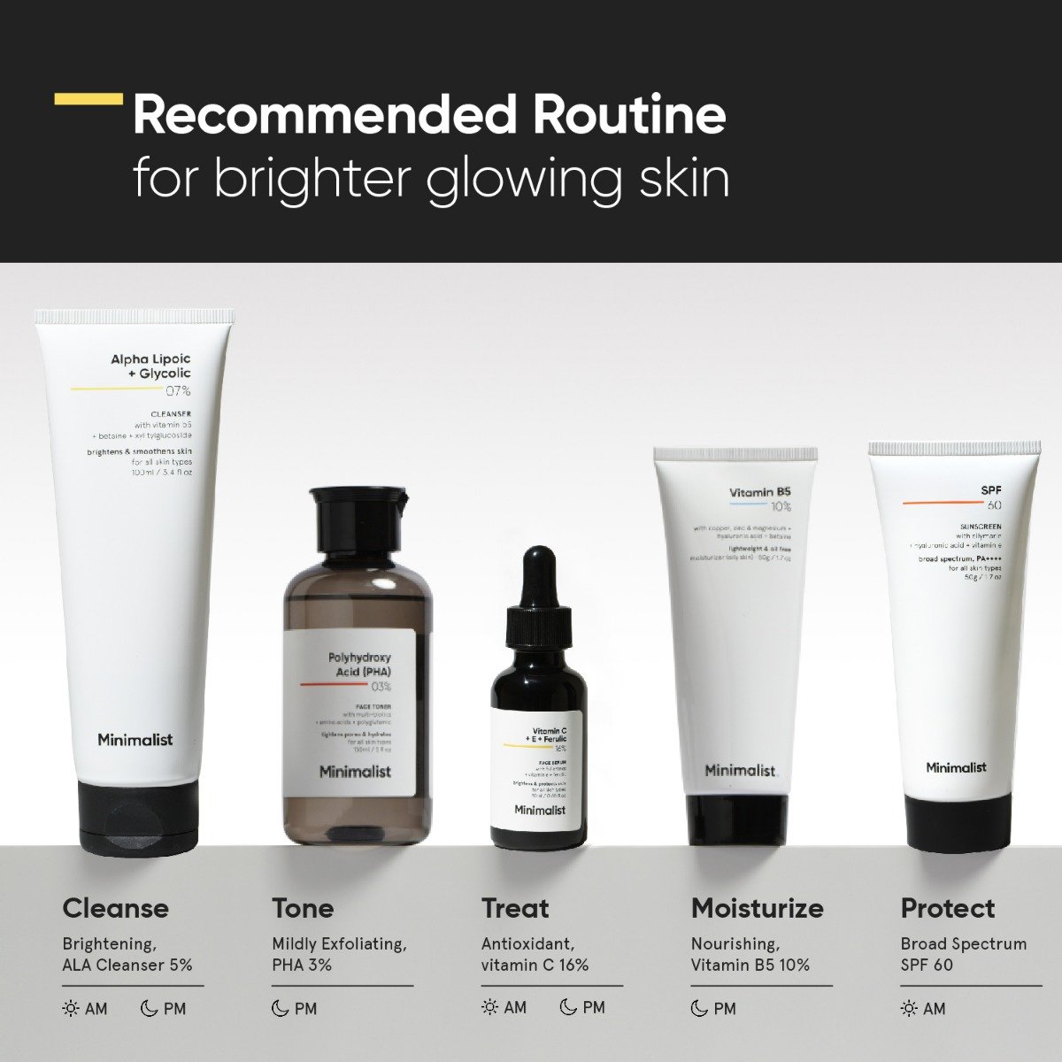 Minimalist 16% Vitamin C + E + Ferulic Acid Face Serum 20 ml | For Skin Brightening, Pack of 1 Minimalist 16% Vitamin C + E + Ferulic Acid Face Serum 20 ml | For Skin Brightening, Pack of 1