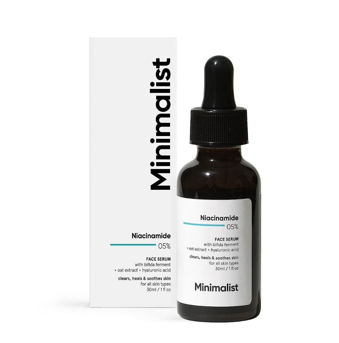 Buy Minimalist 05% Niacinamide Face Serum | Reduces Dullness and Acne Spots | 30 ml Online