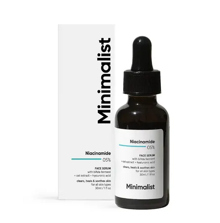 Minimalist 05% Niacinamide Face Serum 30 ml | Reduces Dullness and Acne Spots