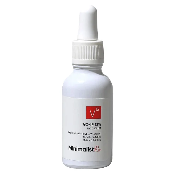 Minimalist Rx VC-IP 12% Face Serum 25 ml, Pack of 1