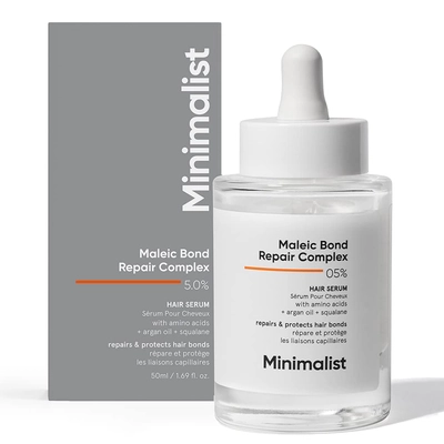 Minimalist 5% Maleic Bond Repair Complex Hair Serum 50 ml | For Damaged and Frizzy Hair, Pack of 1