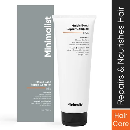 Minimalist 5% Maleic Bond Repair Complex Hair Mask 200 gm | For Damaged and Frizzy Hair