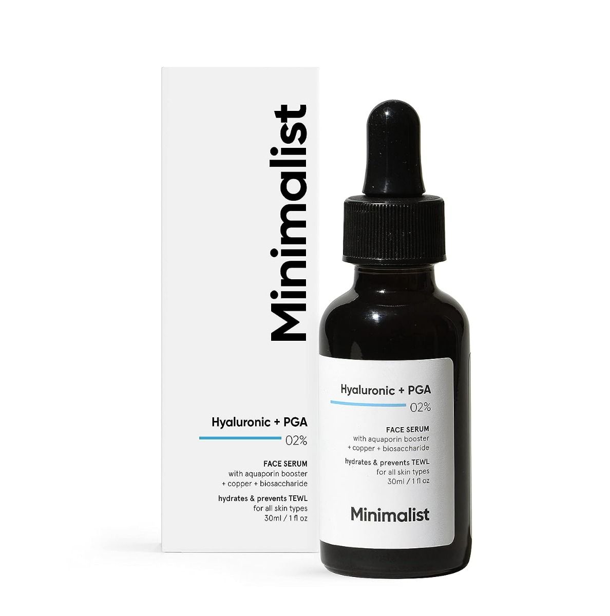Buy Minimalist 02% Hyaluronic Acid + PGA Face Serum | Intense Hydration and Improves Skin Glow | 30 ml Online