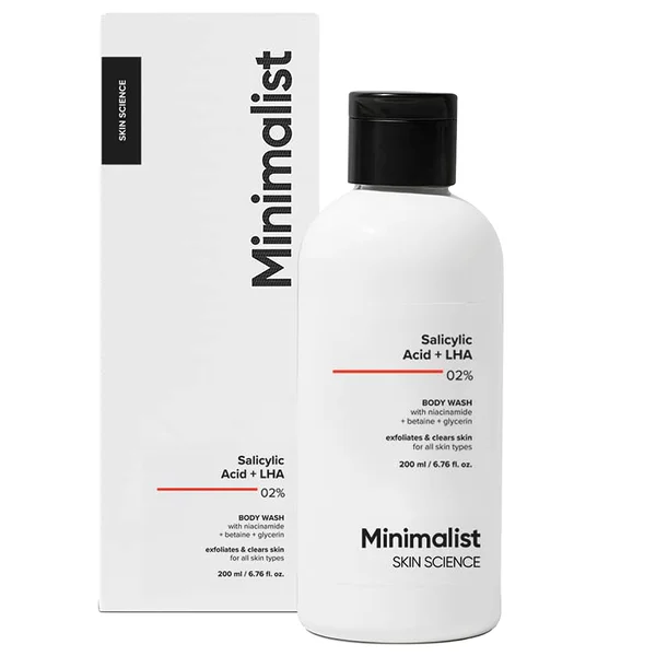 Minimalist Salicylic Acid+L 02% Bodywash, 200 ml, Pack of 1