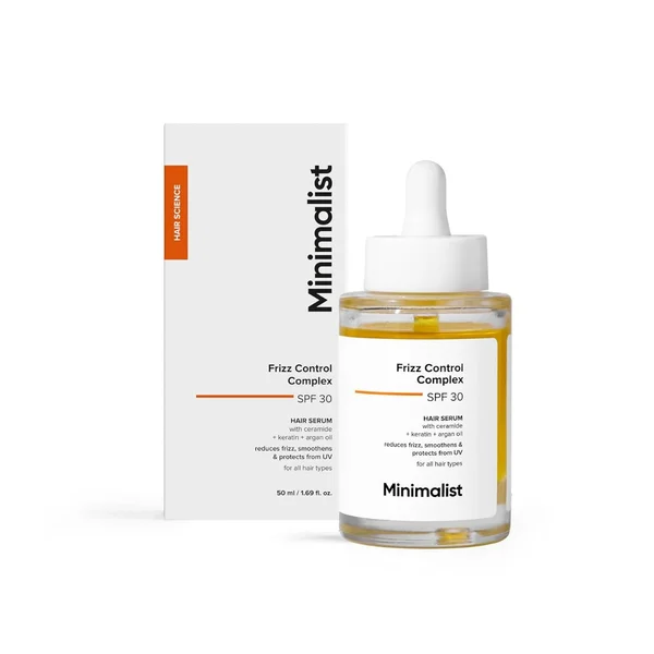 Minimalist Frizz Control SPF 30 Hair Serum, 50 ml, Pack of 1