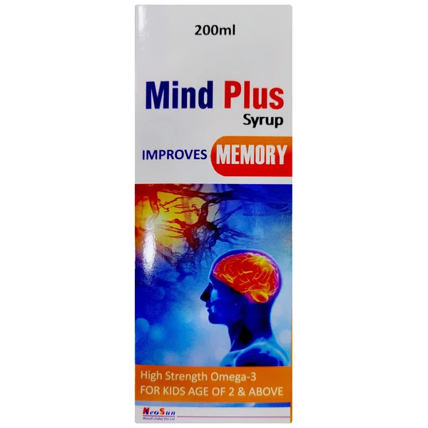 Mind Plus Mango Flavour Smoothie Kids Syrup 200 ml