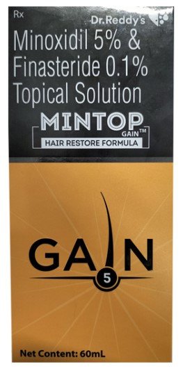 Mintop Gain 5 Topical Solution 60 ml, Pack of 1 SOLUTION Mintop Gain 5 Topical Solution 60 ml, Pack of 1 SOLUTION