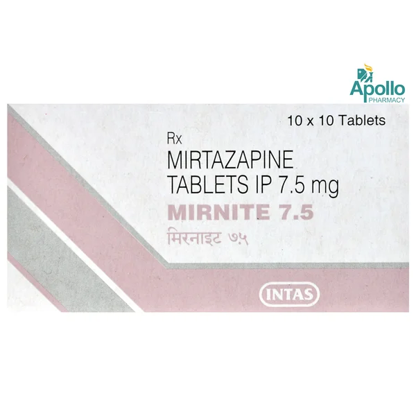 Mirnite 7.5 Tablet 10's, Pack of 10 TabletS