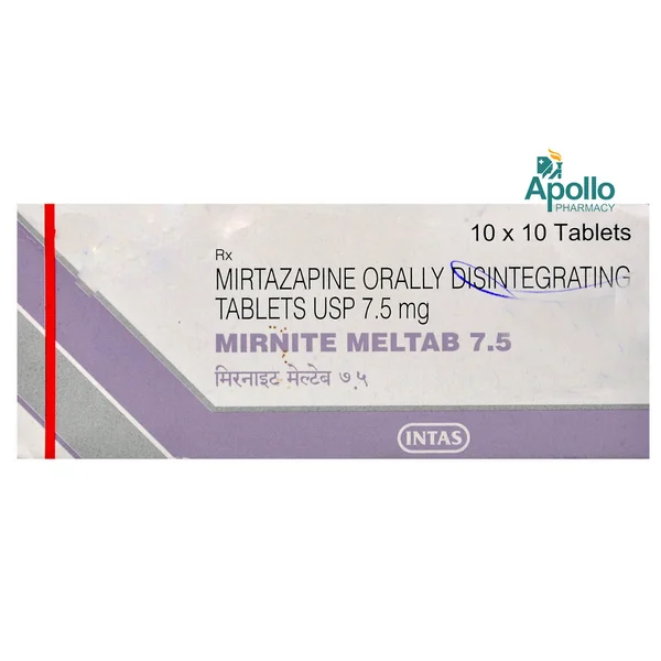 Mirnite Meltab 7.5 Tablet 10's, Pack of 10 TABLETS