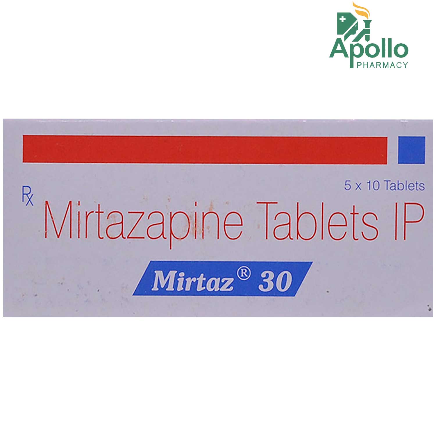 Buy Mirtaz 30 Tablet 10's Online