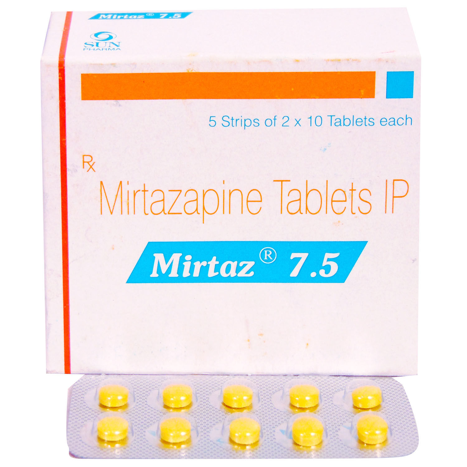 Buy Mirtaz 7.5 Tablet 10's Online