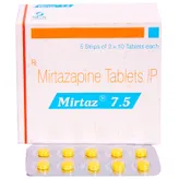 Mirtaz 7.5 Tablet 10's, Pack of 10 TABLETS