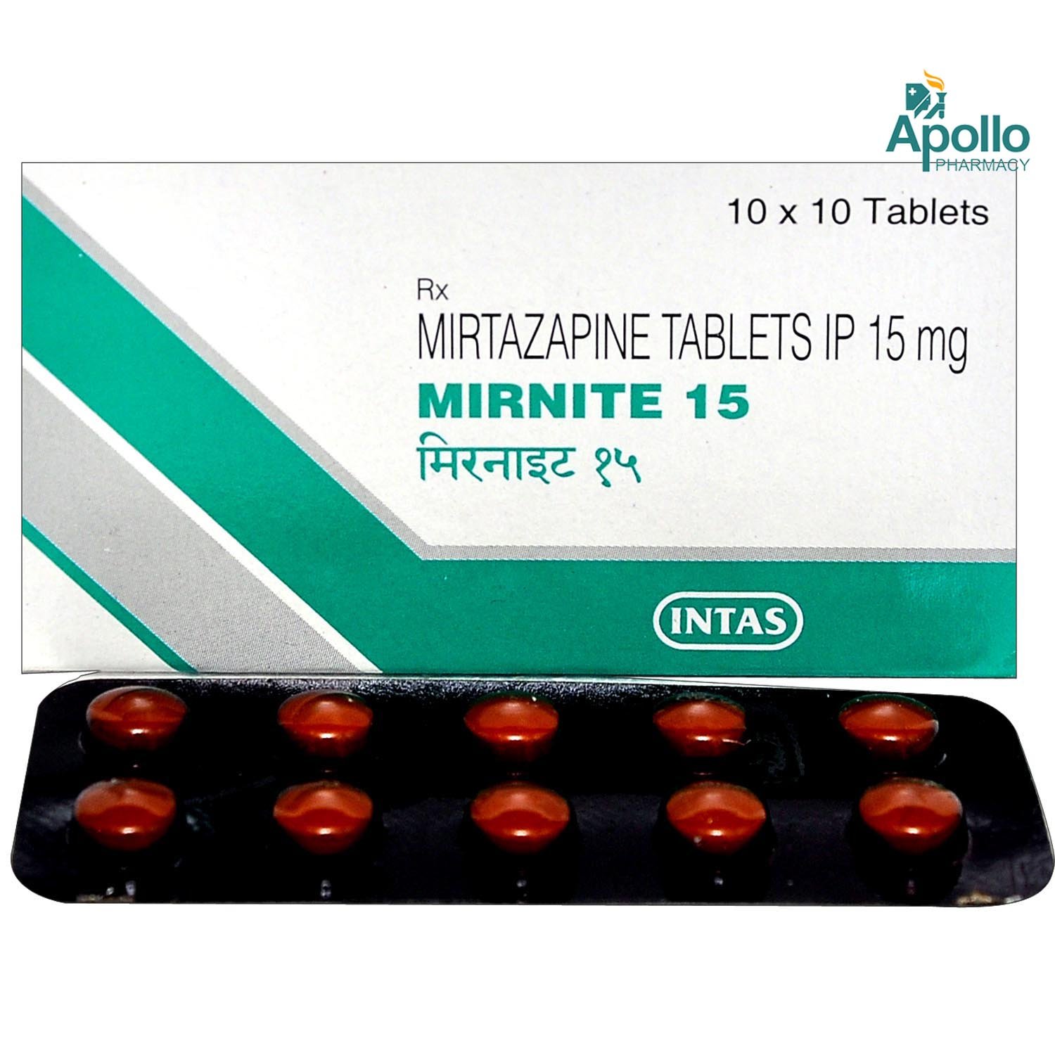 Mirnite 15 Tablet 10's, Pack of 10 TABLETS Mirnite 15 Tablet 10's, Pack of 10 TABLETS