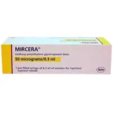 Mircera 50mcg Injection 0.3 ml, Pack of 1 INJECTION