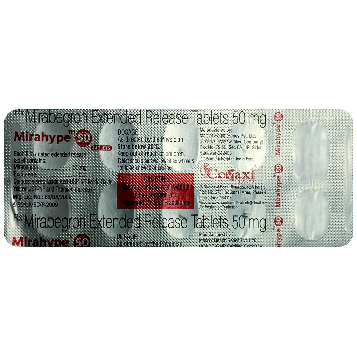Mirahype 50 Tablet 10's, Pack of 10 Mirahype 50 Tablet 10's, Pack of 10