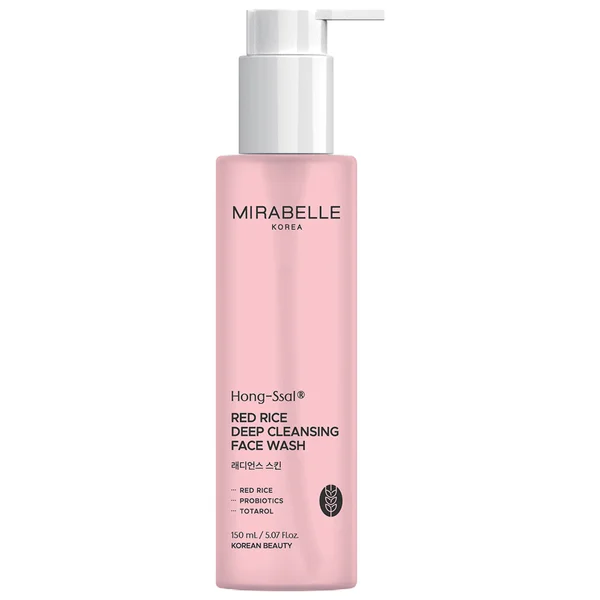 Mirabelle Korea Hong-Ssal Red Rice Deep Cleansing Face Wash, 150 ml