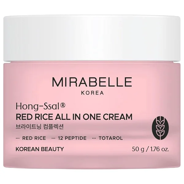 Mirabelle Korea Hong-Ssal Red Rice All In One Cream, 50 gm