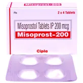 Misoprost-200 Tablet 4's, Pack of 4 TABLETS