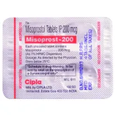 Misoprost-200 Tablet 4's, Pack of 4 TABLETS