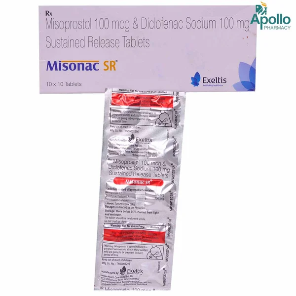MISONAC SR TABLET, Pack of 10 TABLETS