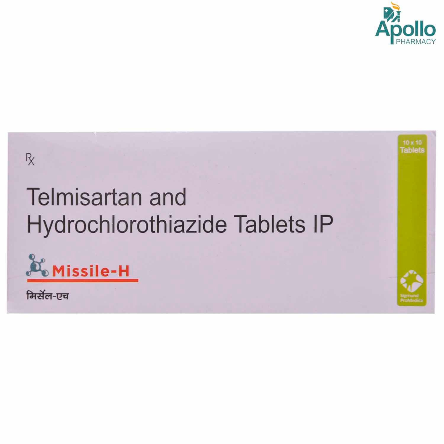 Missile H Tablet 10's, Pack of 10 Missile H Tablet 10's, Pack of 10