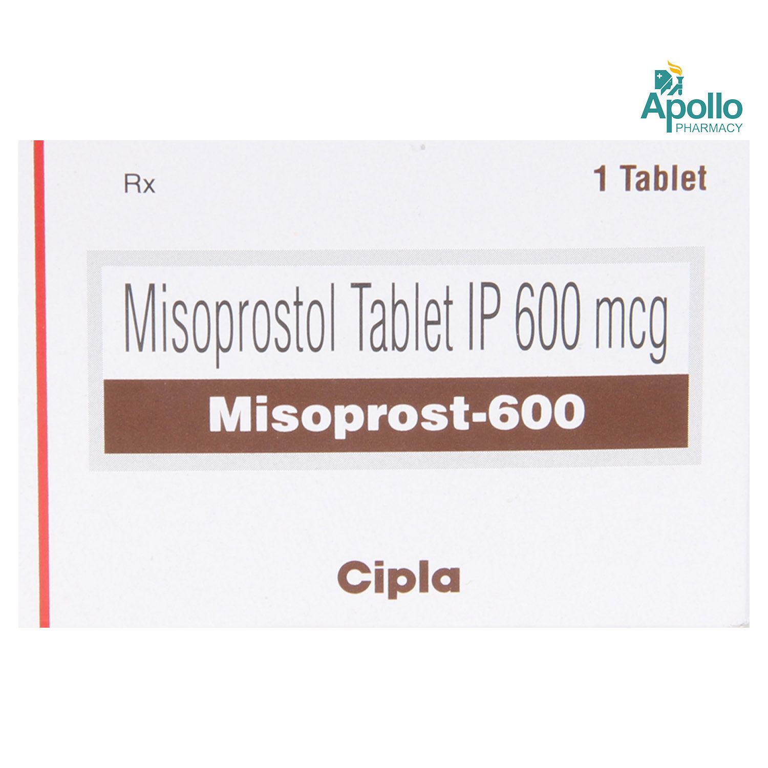 MISOPROST 600MCG TABLET, Pack of 1 TABLET